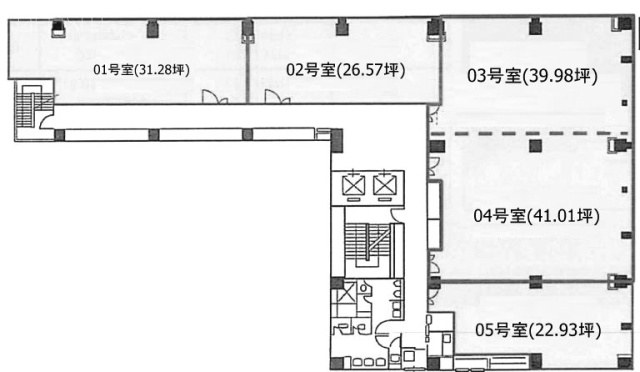 新横浜アーバンスクエア701 間取り図