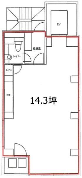 アルテビル新宿8F 間取り図