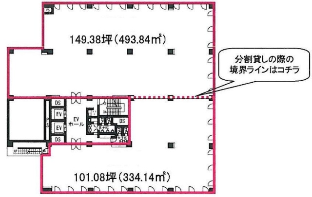 ランディック第2新橋ビルA 間取り図