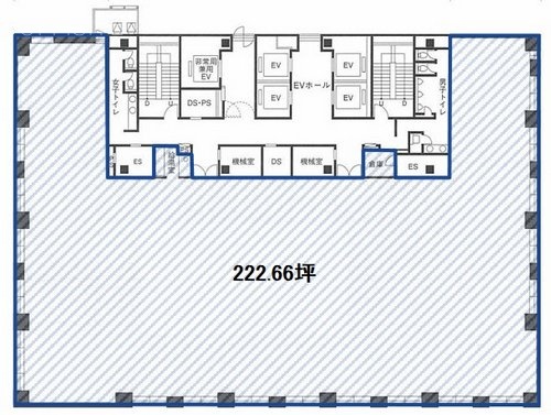 KDX横浜関内ビルB 間取り図