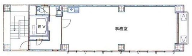 八木長ビル2F 間取り図