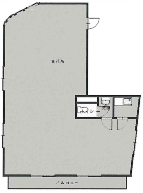 ハネサム八王子ビル3F 間取り図