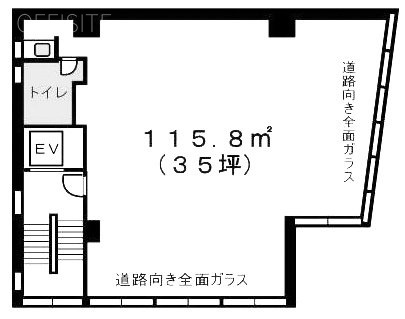 須賀第一ビル6F 間取り図