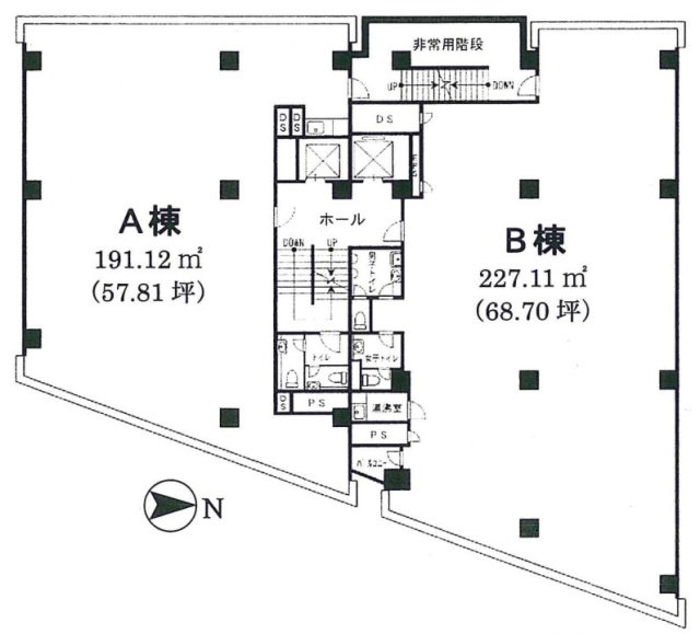 東照ビルA 間取り図