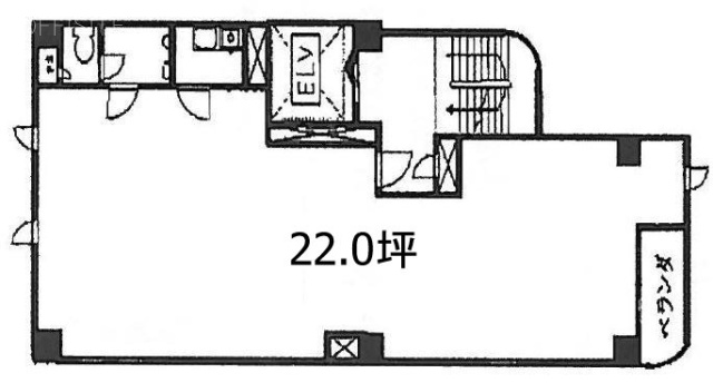 亀田ビル4F 間取り図