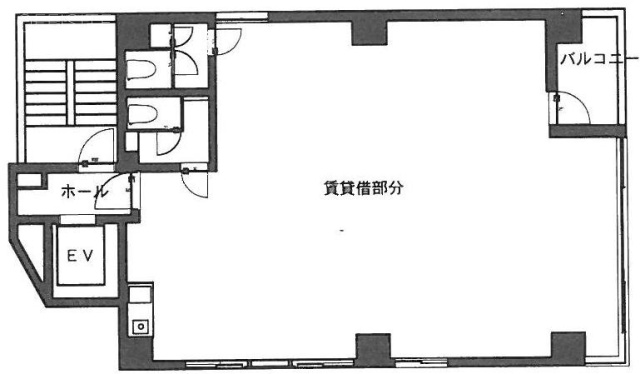 ゼネラルビル恵比寿西2F 間取り図