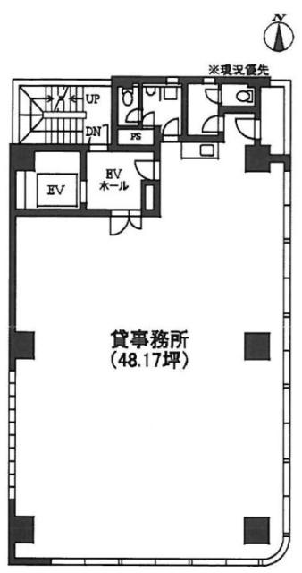 石山ビル2F 間取り図