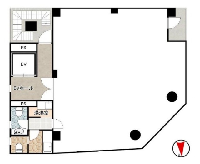 ポプラビル6F 間取り図