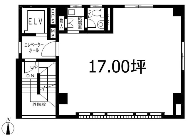 荒井ビル4F 間取り図