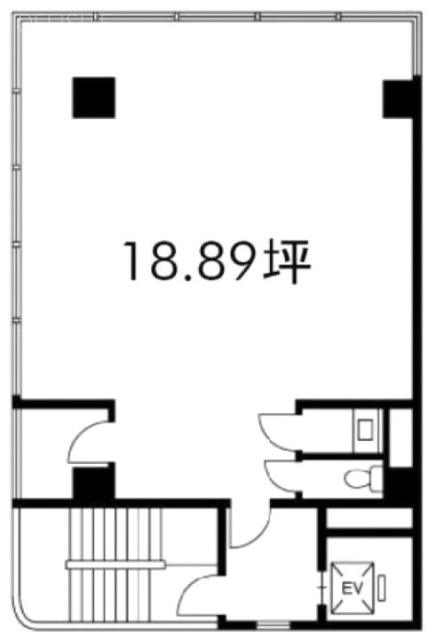 オーナメントビル2F 間取り図