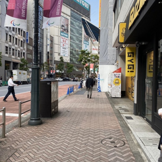 PORTAL POINT SHIBUYA ビル前面道路