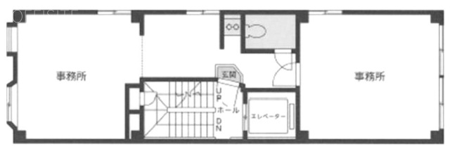 銀座大竹ビジデンスB1F 間取り図