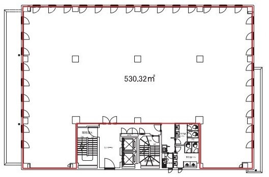 ジャコムビル4F 間取り図