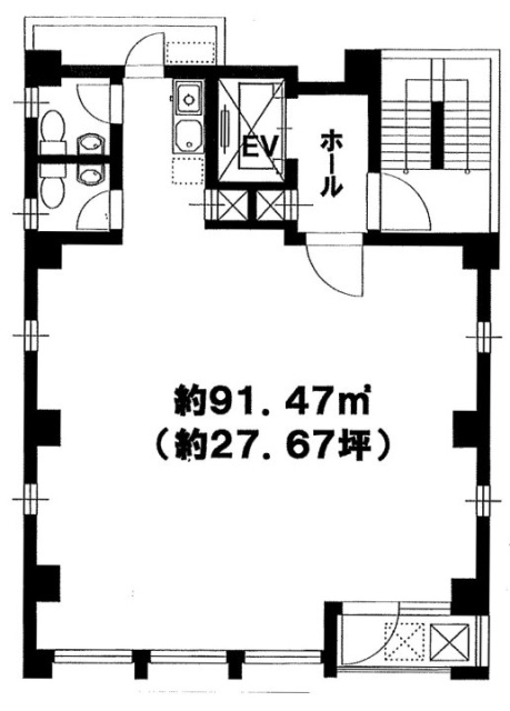 百百代ビル5F 間取り図