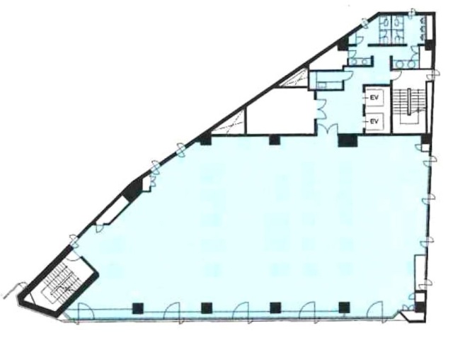 NMF渋谷公園通りビルB1F～2F 間取り図