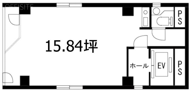 白井ビル3F 間取り図