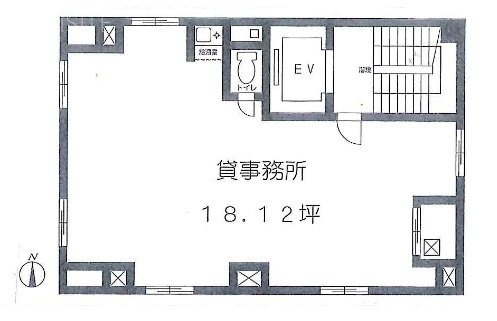 山本ビル5F 間取り図