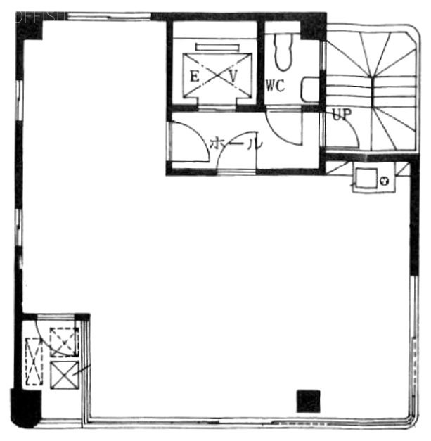 西新橋ノアビル6F 間取り図