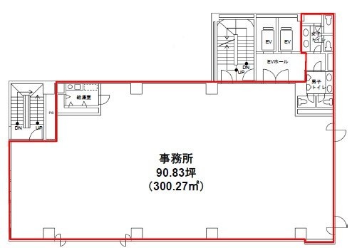 蔵前チヨダビル2F 間取り図