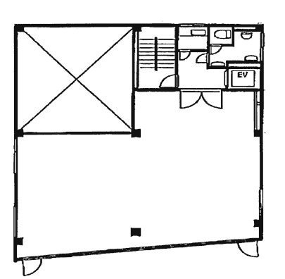 第二白川ビル2F 間取り図