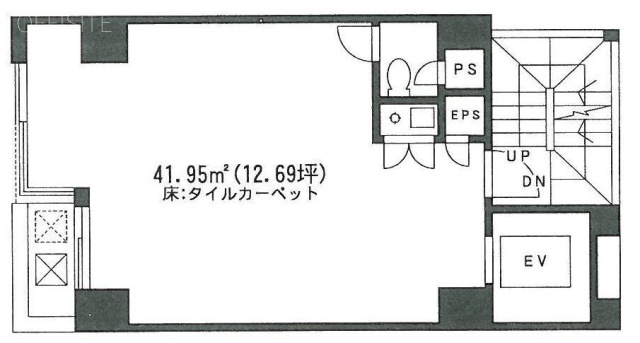 森ビルB1F 間取り図