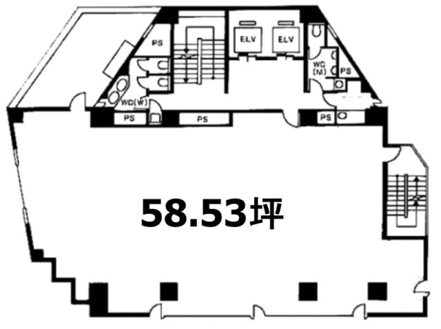 リードシー幡ヶ谷ビル11F 間取り図