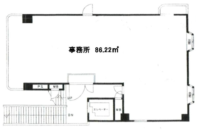 モリッチビル3F 間取り図