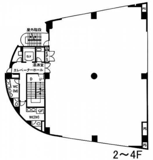 芝MONTビル2F 間取り図