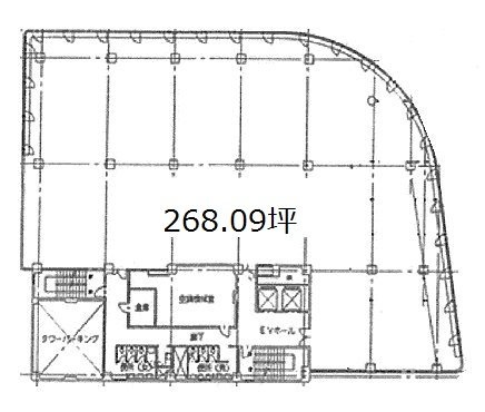 久米ビル3F 間取り図