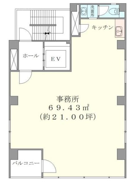 碧山ビル4F 間取り図