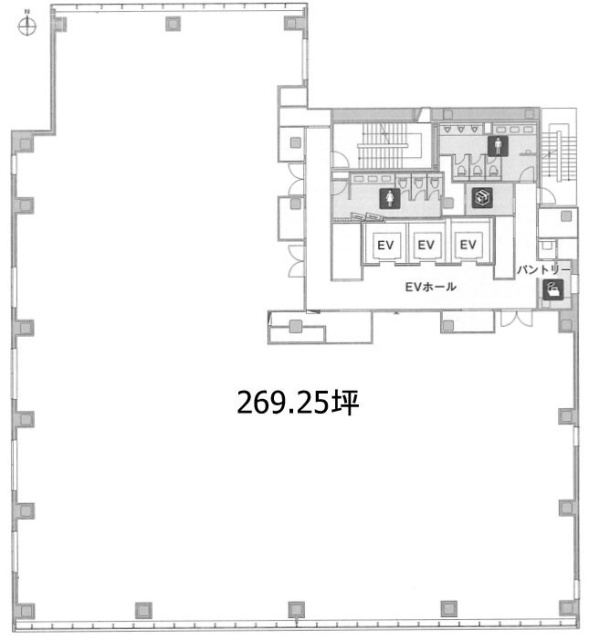 BIZCORE神保町6F 間取り図