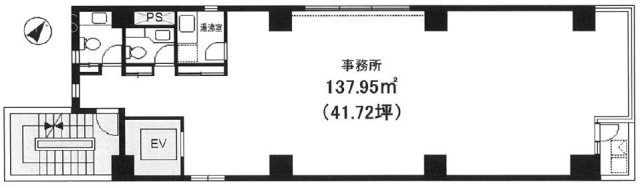 横浜西口K&Kビル4F 間取り図