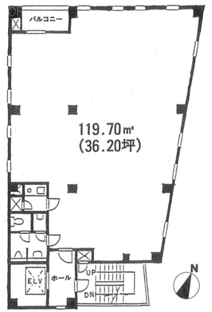 千石文化苑ビル2F 間取り図