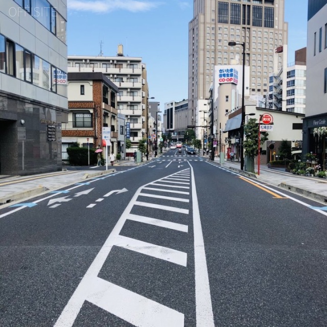 浦和システムビルヂング ビル前面道路 市役所通り