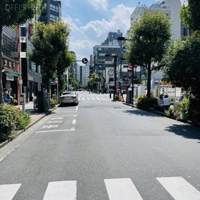 人形町双葉ビル ビル前面道路