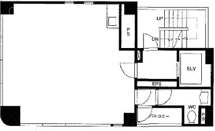 日宝八重洲ビル3F 間取り図