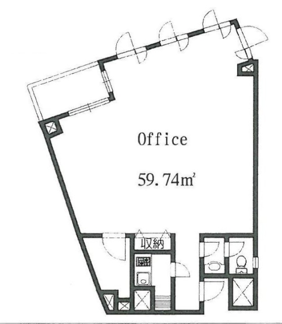 早稲田ファースト502 間取り図