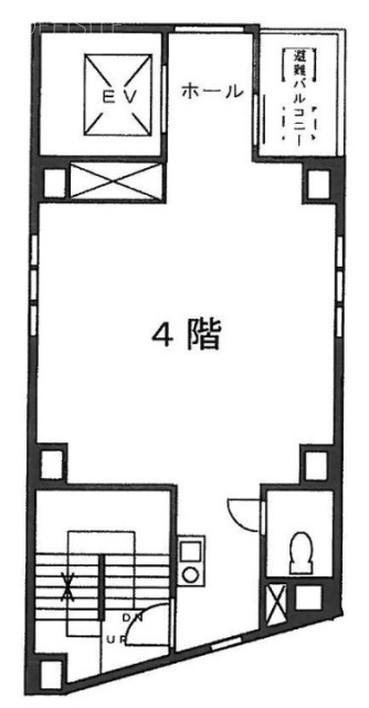 福家ビル6F 間取り図