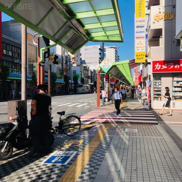 ヒューリック蒲田ビル ビル前面道路