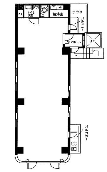 ナイスフォーラム南池袋ビル5F 間取り図