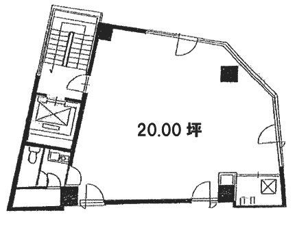 高野ビル5F 間取り図