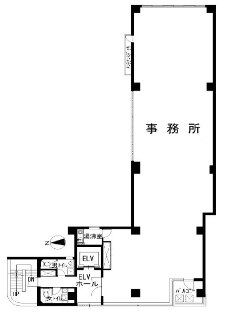 ミハマビル8F 間取り図