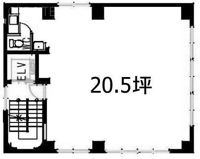 中島ビル2F 間取り図