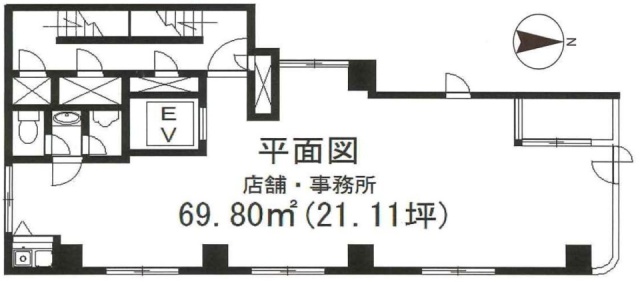 ラウクティビル8F 間取り図