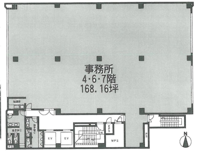 錦三ビル3F 間取り図