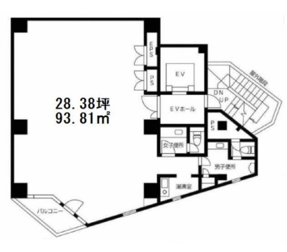 品川YMDビル7F 間取り図