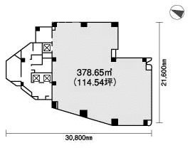 大井朝陽ビル5F 間取り図