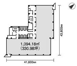 NBF渋谷ガーデンフロント5F 間取り図