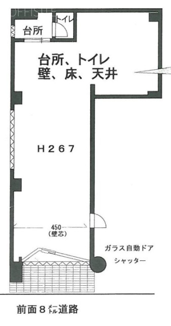 中村ビル1F 間取り図