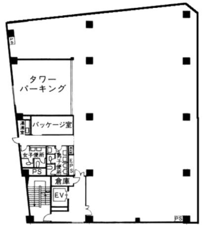 KDX浜松町センタービル7F 間取り図